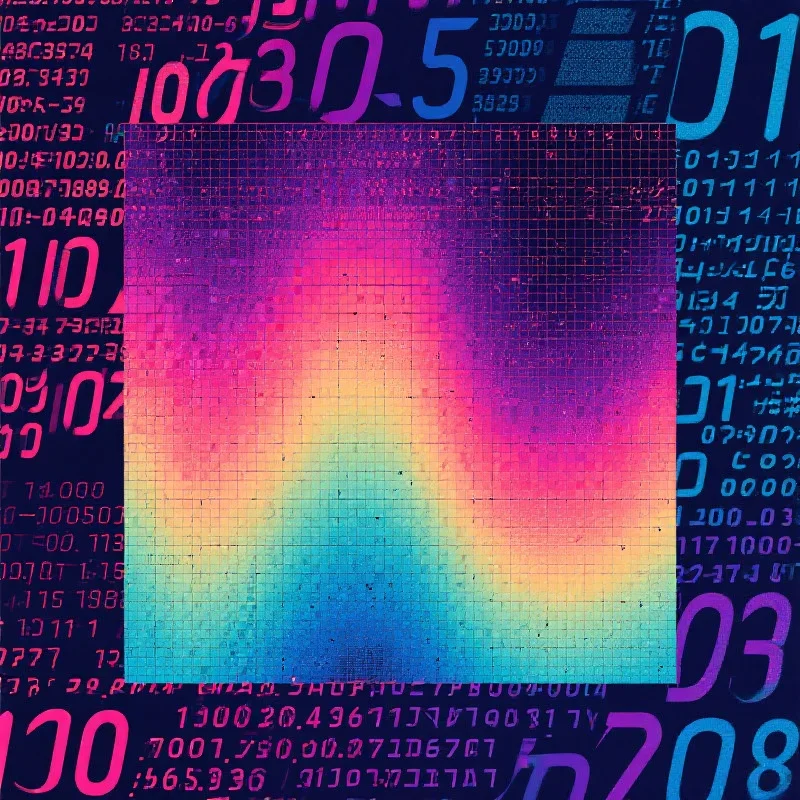 数字分布热力图